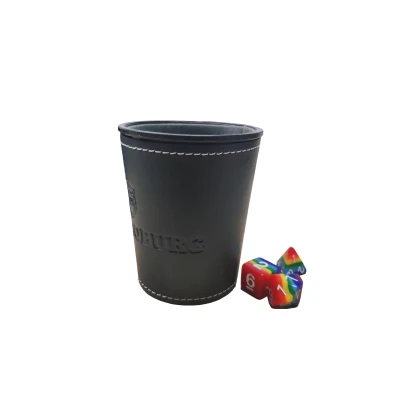 Customized Cheap Factory Produce Turn The Game Around with Hot Custom Leather Shake Dice Cup