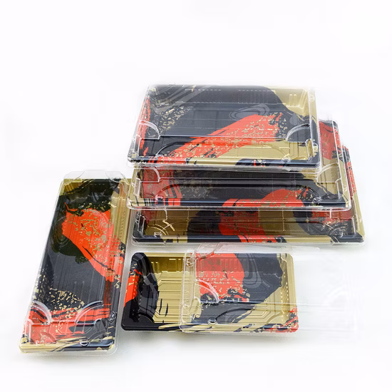 Sushi Storage Packaging Box Display Plastic Food Trays