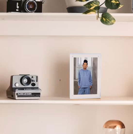 Custom Size 4&times; 6 8&times; 10 5&times; 7 Block Clear Double Sided A3 A4 A5 Desktop Magnetic Acrylic Photo Frame