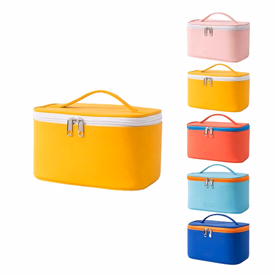 Factory Made Newest Waterproof PU Cosmetic Bag Make up Case for Wholesale