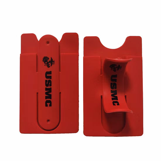 Factory Wholesale Mobile Credit Card Holder ID Card Holders Silicone Phone Card Holder for Cell Phone