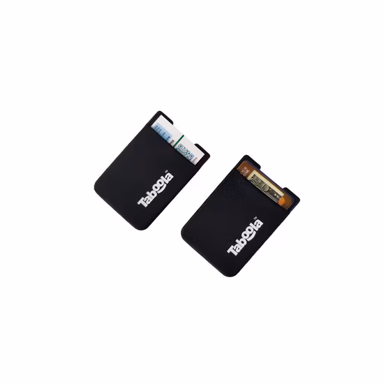 Hot Sale Practical Smartphone Card Wallet, Logo Customized Phone Card Wallet Sticker Silicone Cell Phone Card Holder