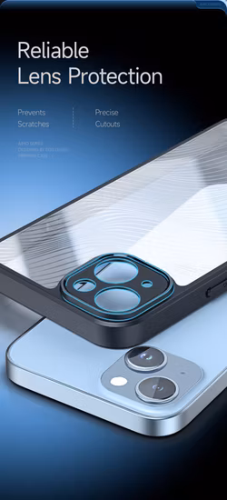 Dux Ducis Aimo Series Matte TPU+PC Phone Case for iPhone 14 Plus (REACH Certification) - Black