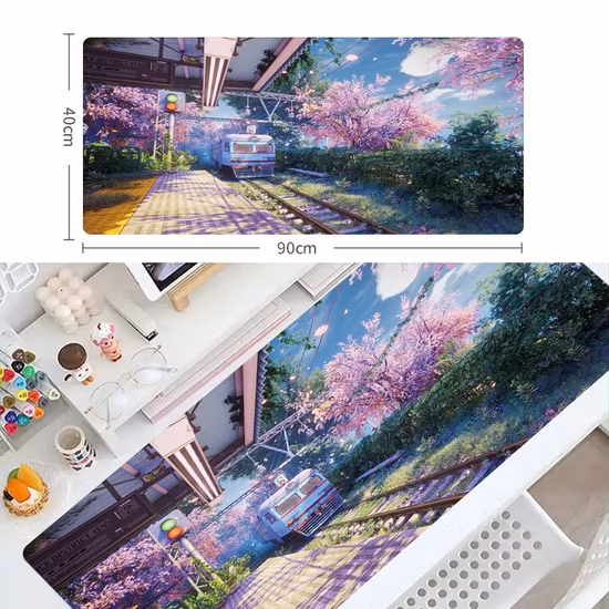 Extra Long Non Slip Custom Rubber Computer Game Accessory Promotion Gaming Mouse Pad